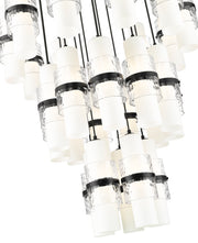Cayden 27 Light 36" Pendant in Matte Black