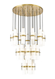 Cayden 27 Light 36" Pendant in Modern Gold