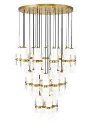 Cayden 27 Light 36" Pendant in Modern Gold