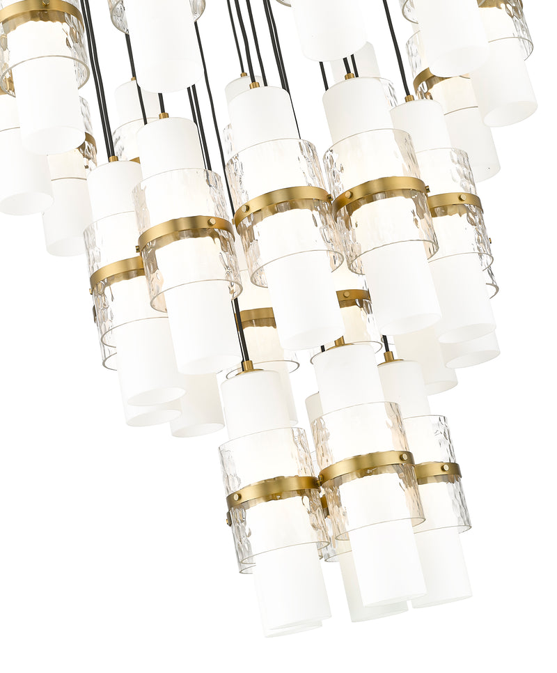 Cayden 27 Light 36" Pendant in Modern Gold