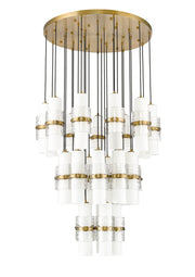 Cayden 27 Light 36" Pendant in Modern Gold