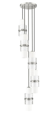 Cayden 5 Light 12" Pendant in Brushed Nickel
