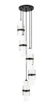 Cayden 5 Light 12" Pendant in Matte Black