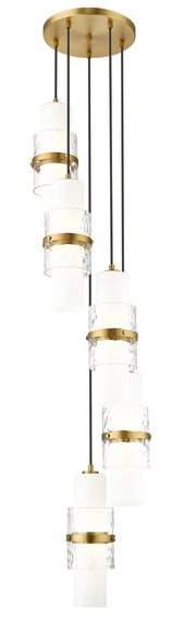 Cayden 5 Light 12" Pendant in Modern Gold