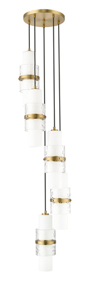 Cayden 5 Light 12" Pendant in Modern Gold