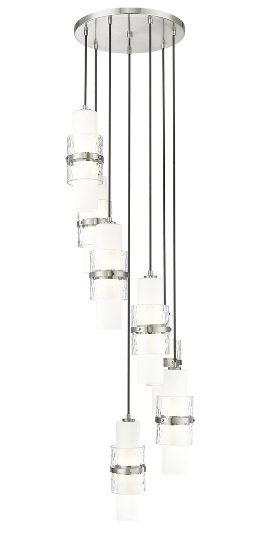 Cayden 7 Light 18" Pendant in Brushed Nickel