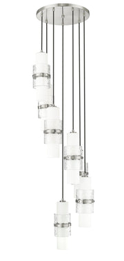 Cayden 7 Light 18" Pendant in Brushed Nickel