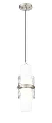Cayden 1 Light 6.5" Pendant, Cord Mount in Brushed Nickel