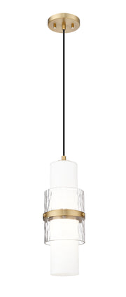 Cayden 1 Light 6.5" Pendant, Cord Mount in Modern Gold