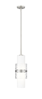 Cayden 1 Light 6.5" Pendant, Rod Mount in Brushed Nickel