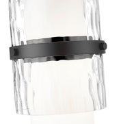 Cayden 1 Light 6.5" Pendant, Rod Mount in Matte Black