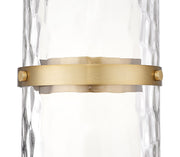 Cayden 1 Light 6.5" Pendant, Rod Mount in Modern Gold