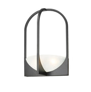 Devon 2 Light 12" Wall Sconce in Matte Black