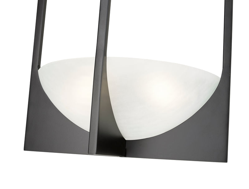 Devon 2 Light 12" Wall Sconce in Matte Black