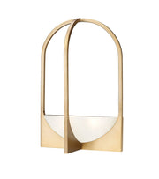 Devon 2 Light 12" Wall Sconce in Modern Gold
