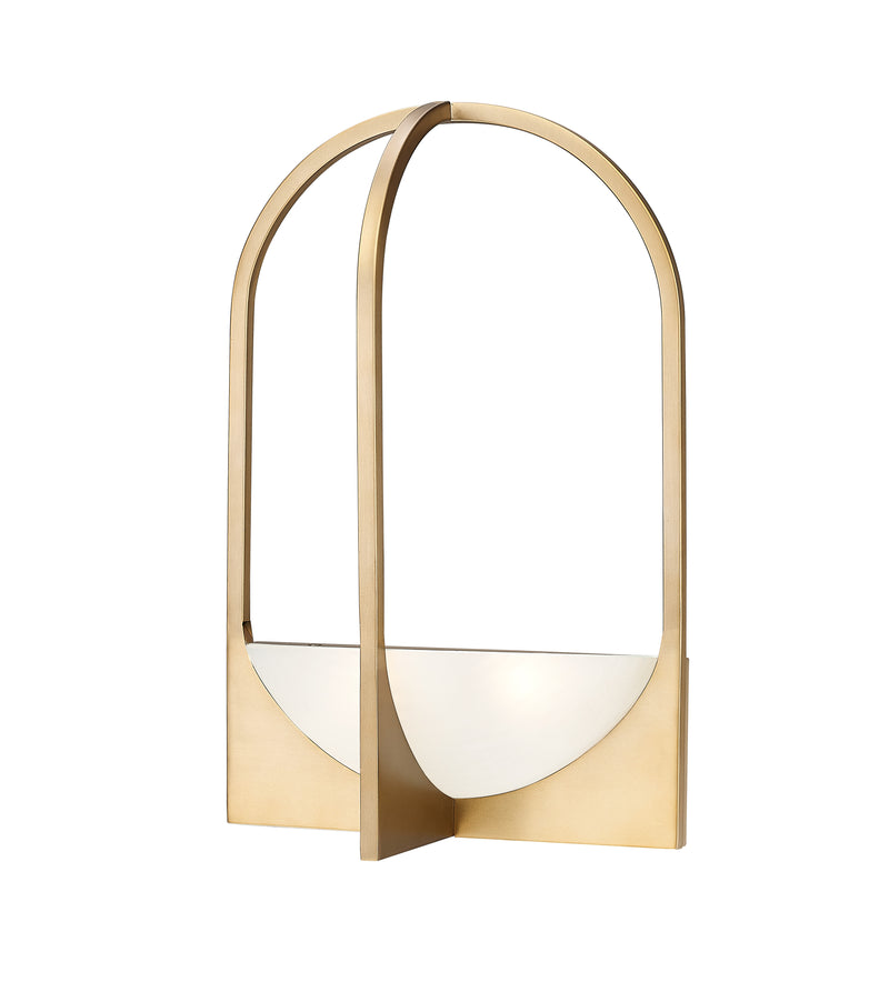 Devon 2 Light 12" Wall Sconce in Modern Gold