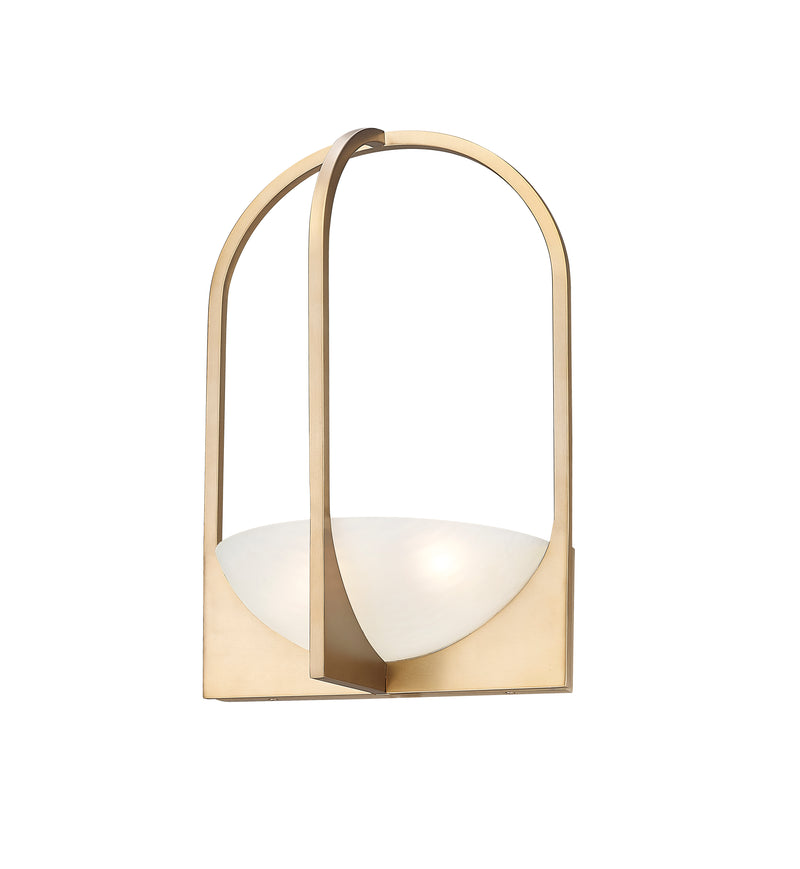 Devon 2 Light 12" Wall Sconce in Modern Gold