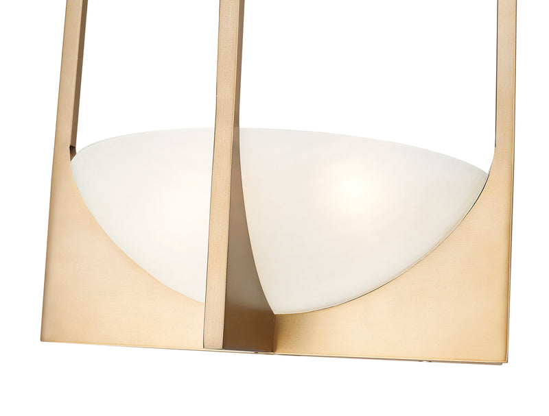 Devon 2 Light 12" Wall Sconce in Modern Gold