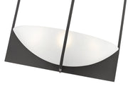 Devon 6 Light 24" Pendant in Matte Black
