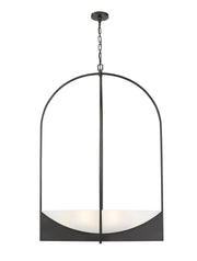 Devon 8 Light 32" Pendant in Matte Black