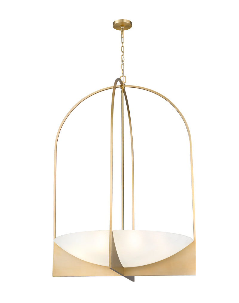 Devon 8 Light 32" Pendant in Modern Gold