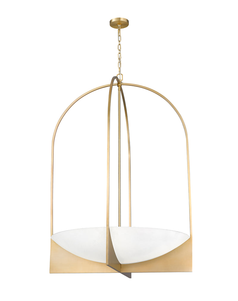 Devon 8 Light 32" Pendant in Modern Gold