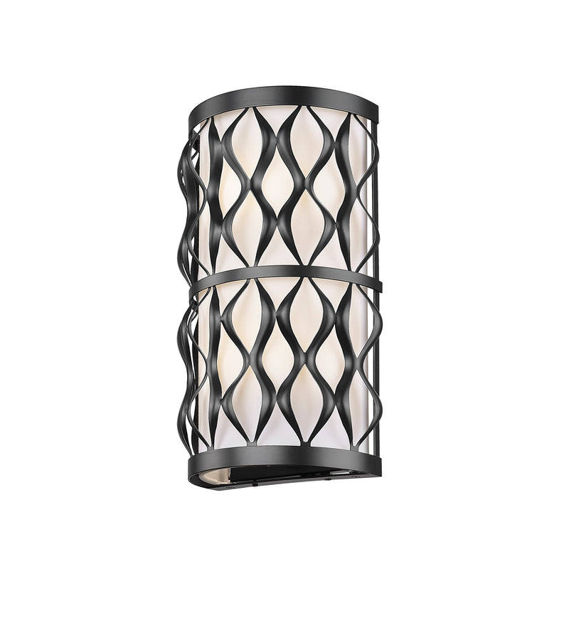 Harden 2 Light 8" Wall Sconce in Matte Black