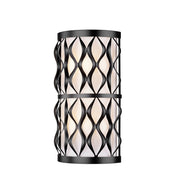 Harden 2 Light 8" Wall Sconce in Matte Black