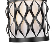 Harden 2 Light 8" Wall Sconce in Matte Black
