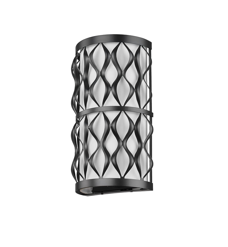 Harden 2 Light 8" Wall Sconce in Matte Black