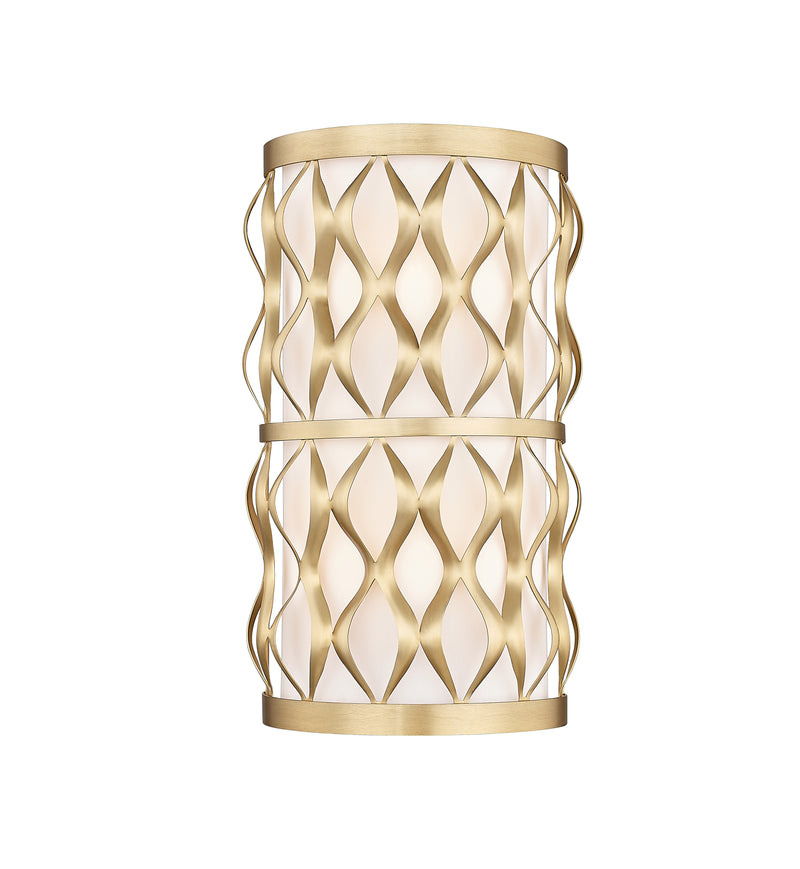 Harden 2 Light 8" Wall Sconce in Modern Gold