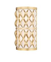 Harden 2 Light 8" Wall Sconce in Modern Gold