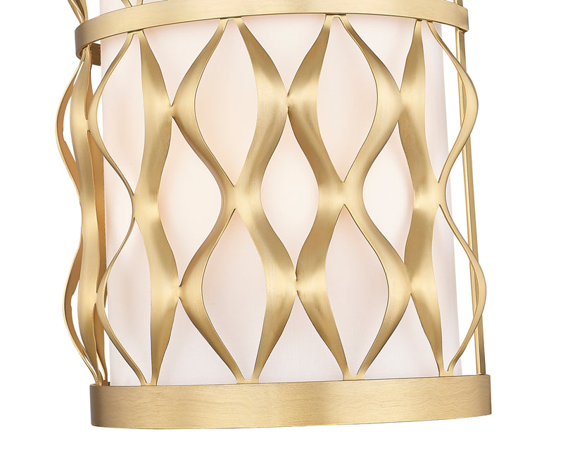 Harden 2 Light 8" Wall Sconce in Modern Gold