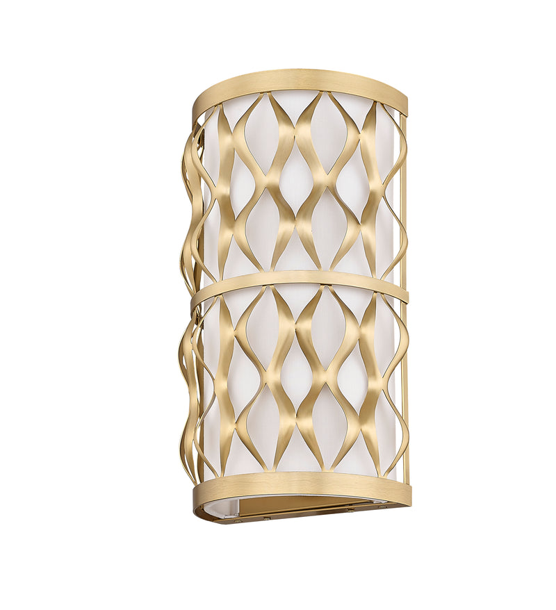 Harden 2 Light 8" Wall Sconce in Modern Gold