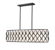 Harden 10 Light 43" Linear Pendant in Matte Black
