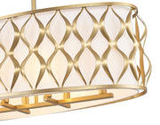 Harden 10 Light 43" Linear Pendant in Modern Gold