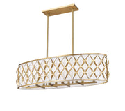 Harden 10 Light 43" Linear Pendant in Modern Gold