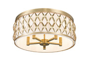 Harden 5 Light 20.25" Flush mount in Modern Gold