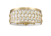 Harden 5 Light 20.25" Flush mount in Modern Gold