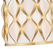 Harden 3 Light 12" Pendant in Modern Gold