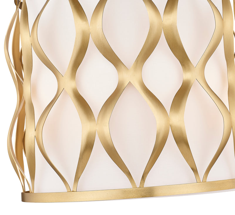 Harden 3 Light 12" Pendant in Modern Gold