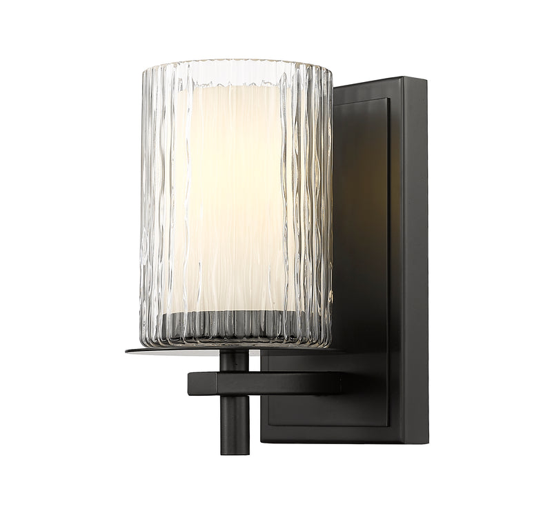 Grayson 1 Light 4.75" Wall Sconce in Matte Black