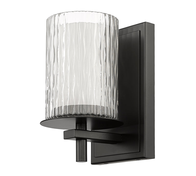 Grayson 1 Light 4.75" Wall Sconce in Matte Black