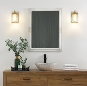 Grayson 1 Light 4.75" Wall Sconce in Modern Gold in a room setting