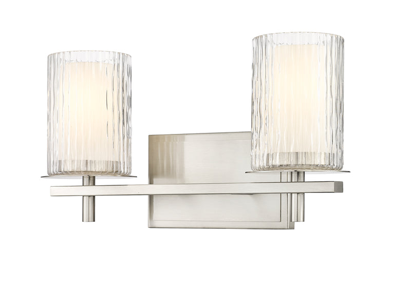 Grayson 2 Light 16" Vanity in Brushed Nickel