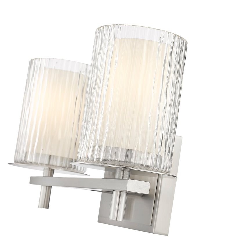 Grayson 2 Light 16" Vanity in Brushed Nickel