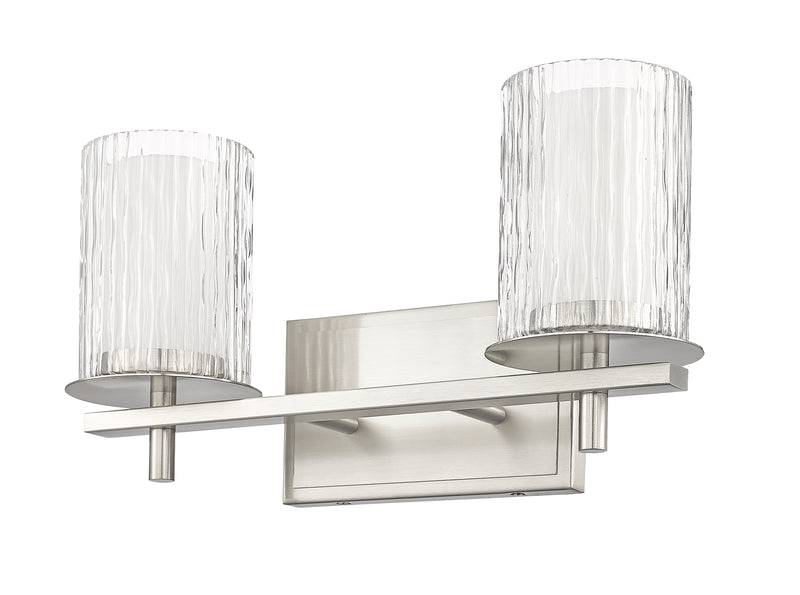 Grayson 2 Light 16" Vanity in Brushed Nickel