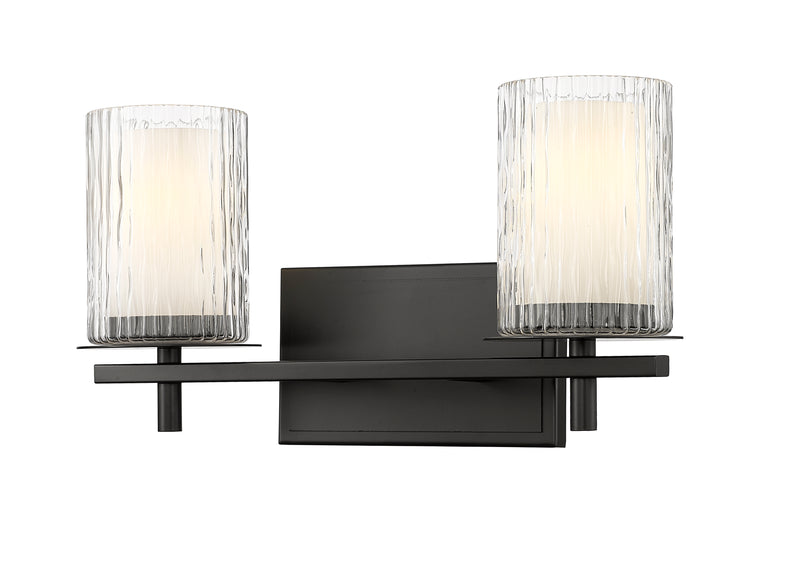 Grayson 2 Light 16" Vanity in Matte Black