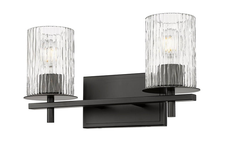 Grayson 2 Light 16" Vanity in Matte Black