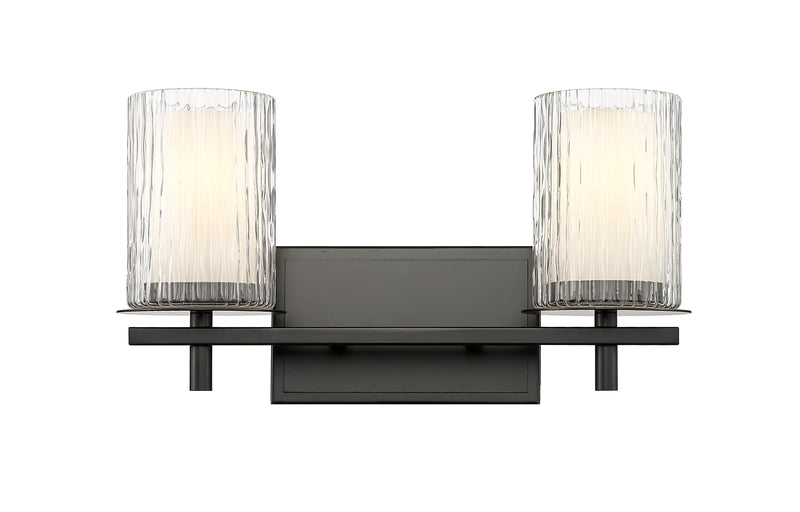 Grayson 2 Light 16" Vanity in Matte Black